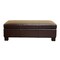 Baxton Studio Gallo Dark Brown Leather Storage Ottoman 39-3300 - alternate 1